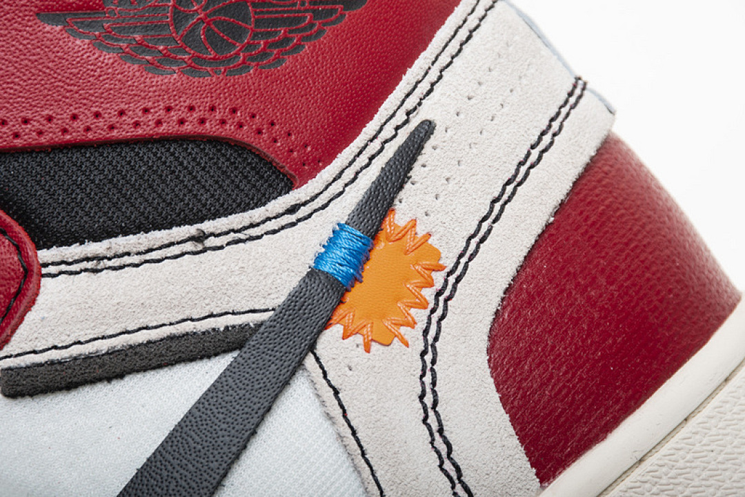 【DA7OW】白红OW Off White联名芝加哥 乔丹一代 OFF-WHITE x Air Jordan 1 High OG 10X“Chicago”AA3834-101