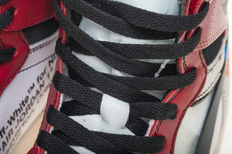 【DA7OW】白红OW Off White联名芝加哥 乔丹一代 OFF-WHITE x Air Jordan 1 High OG 10X“Chicago”AA3834-101