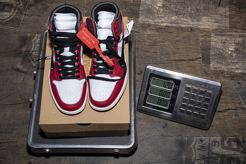 【DA7OW】白红OW Off White联名芝加哥 乔丹一代 OFF-WHITE x Air Jordan 1 High OG 10X“Chicago”AA3834-101