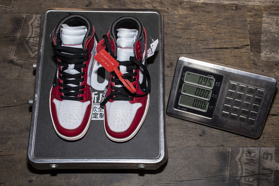 【DA7OW】白红OW Off White联名芝加哥 乔丹一代 OFF-WHITE x Air Jordan 1 High OG 10X“Chicago”AA3834-101