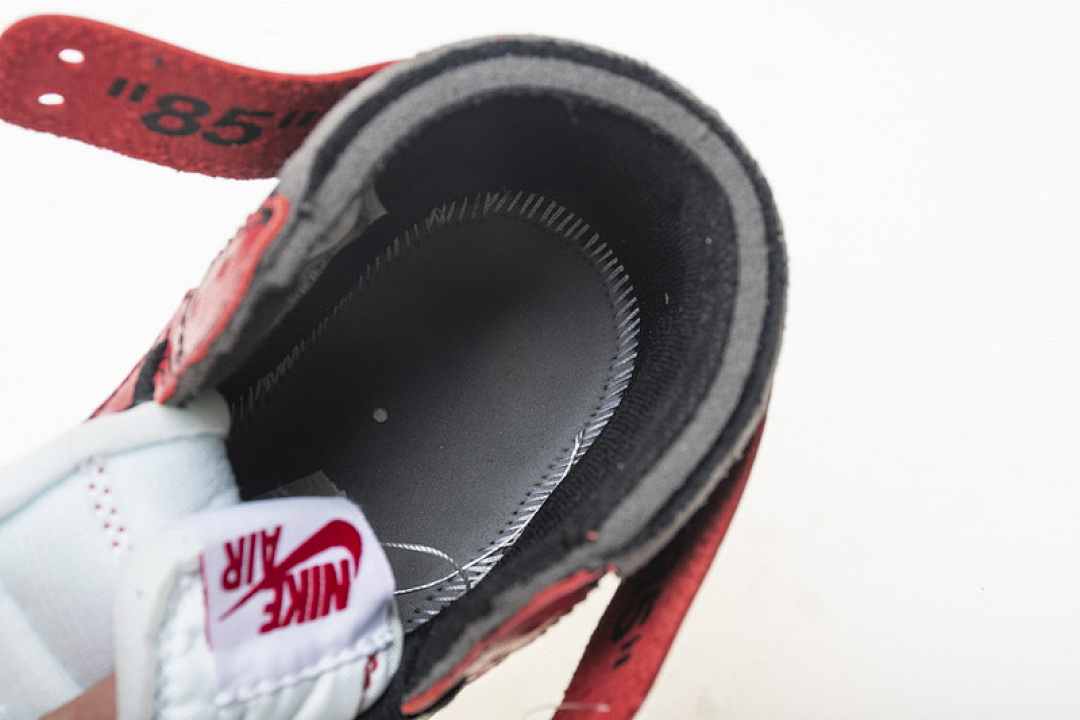【DA7OW】白红OW Off White联名芝加哥 乔丹一代 OFF-WHITE x Air Jordan 1 High OG 10X“Chicago”AA3834-101