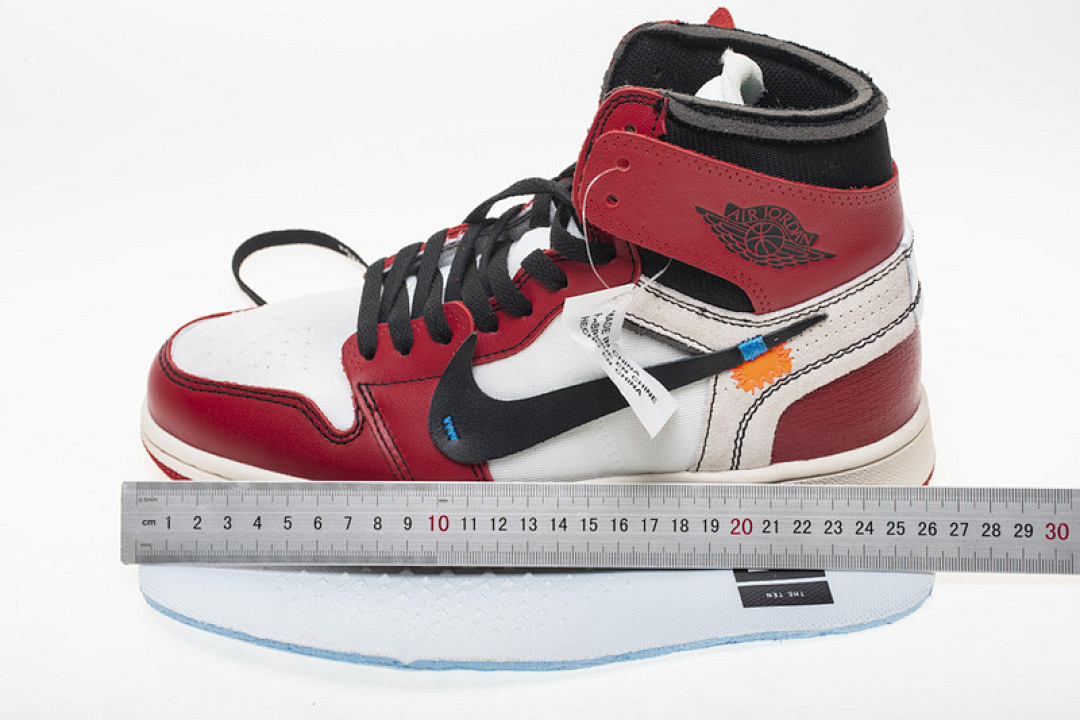 【DA7OW】白红OW Off White联名芝加哥 乔丹一代 OFF-WHITE x Air Jordan 1 High OG 10X“Chicago”AA3834-101