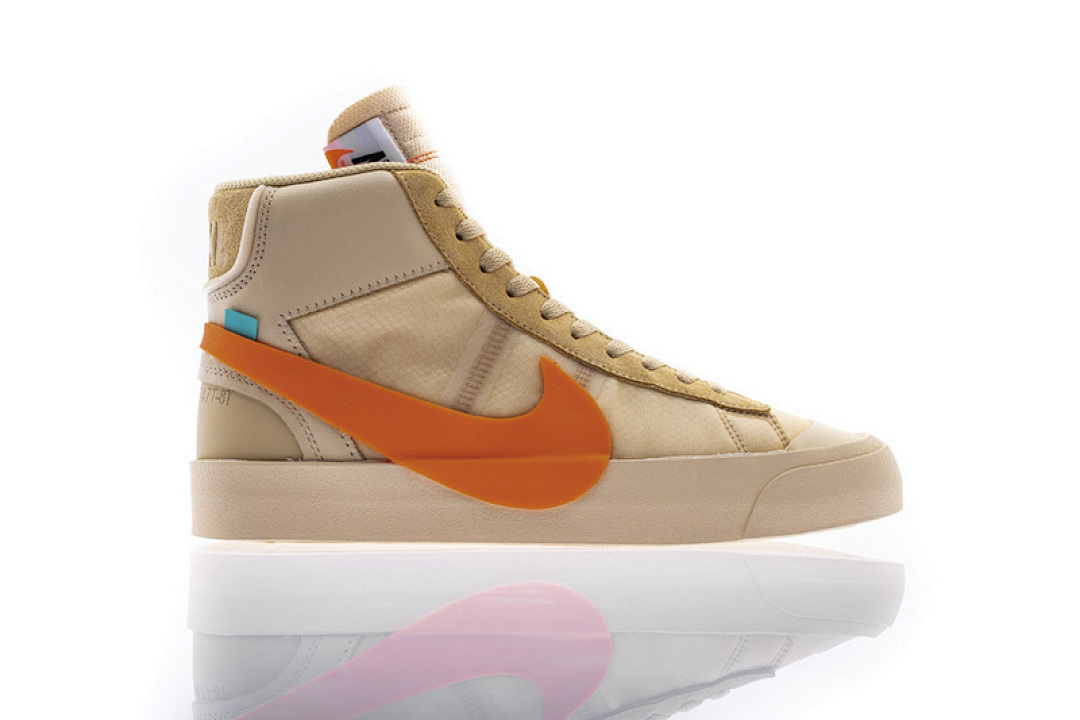 【CA3OW】米黄OW 开拓者 OFF-WHITE x Nike Blazer “All Hallows Eve” AA3832-700