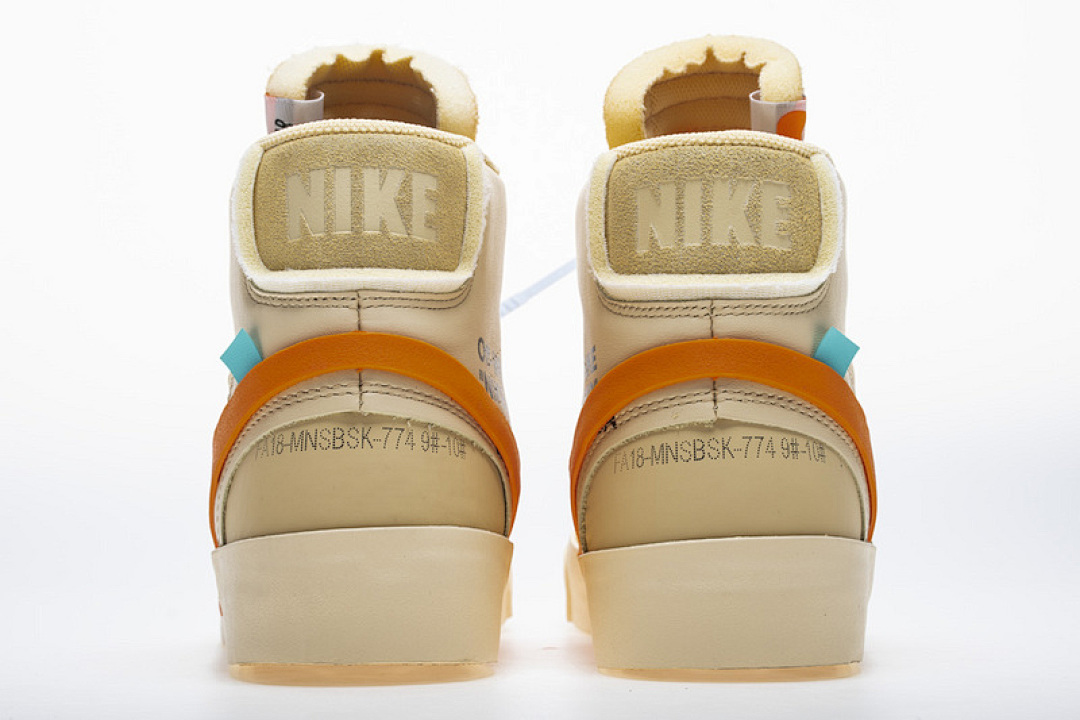 【CA3OW】米黄OW 开拓者 OFF-WHITE x Nike Blazer “All Hallows Eve” AA3832-700