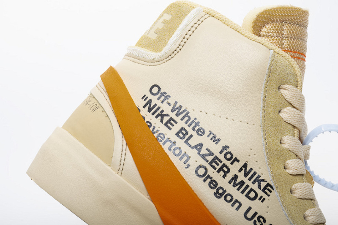 【CA3OW】米黄OW 开拓者 OFF-WHITE x Nike Blazer “All Hallows Eve” AA3832-700
