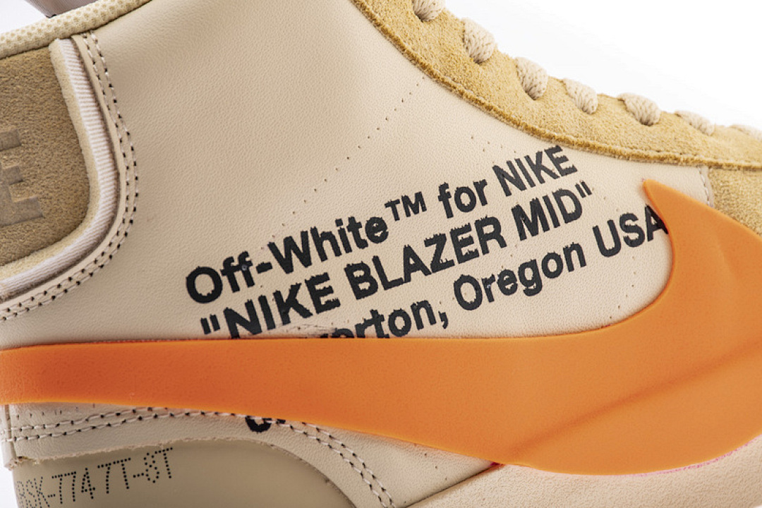 【CA3OW】米黄OW 开拓者 OFF-WHITE x Nike Blazer “All Hallows Eve” AA3832-700
