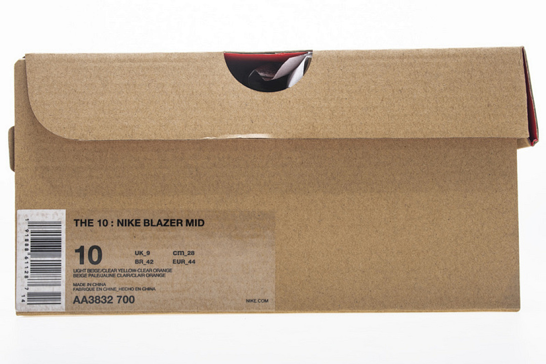 【CA3OW】米黄OW 开拓者 OFF-WHITE x Nike Blazer “All Hallows Eve” AA3832-700