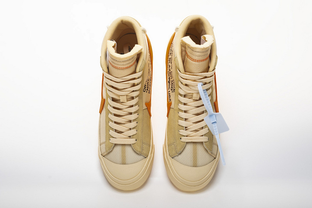 【CA3OW】米黄OW 开拓者 OFF-WHITE x Nike Blazer “All Hallows Eve” AA3832-700