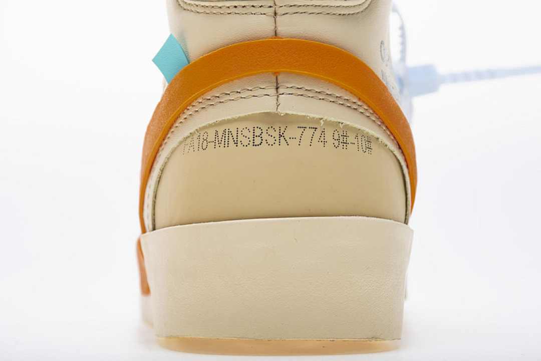 【CA3OW】米黄OW 开拓者 OFF-WHITE x Nike Blazer “All Hallows Eve” AA3832-700