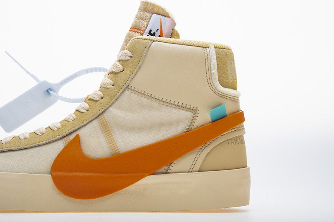 【CA3OW】米黄OW 开拓者 OFF-WHITE x Nike Blazer “All Hallows Eve” AA3832-700