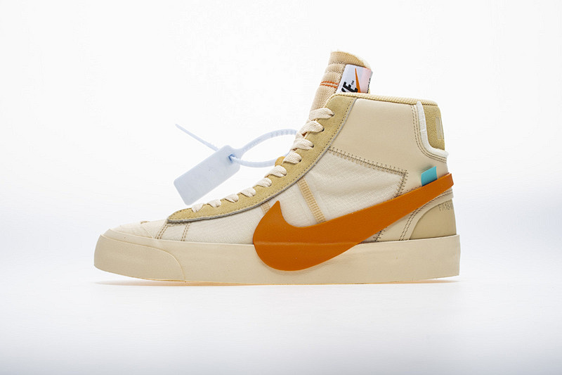 【CA3OW】米黄OW 开拓者 OFF-WHITE x Nike Blazer “All Hallows Eve” AA3832-700