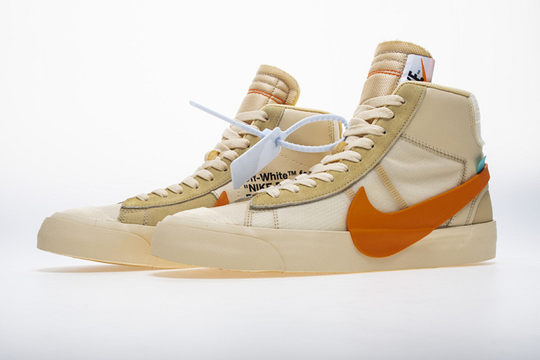 【CA3OW】米黄OW 开拓者 OFF-WHITE x Nike Blazer “All Hallows Eve” AA3832-700