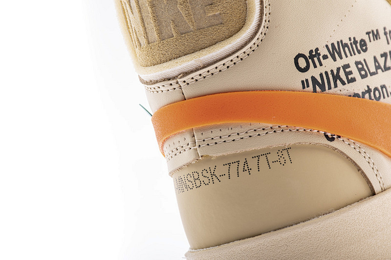 【CA3OW】米黄OW 开拓者 OFF-WHITE x Nike Blazer “All Hallows Eve” AA3832-700