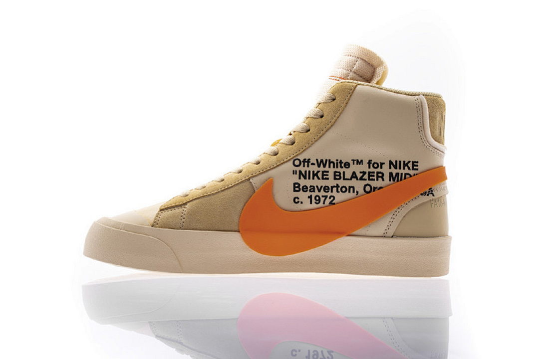 【CA3OW】米黄OW 开拓者 OFF-WHITE x Nike Blazer “All Hallows Eve” AA3832-700