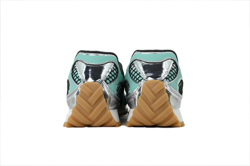 【CA1M9】银拼绿色 葆蝶家跑鞋 低帮休闲跑鞋 755915 V2X40 3925 Bottega Veneta Wmns Orbit Sneaker 'White'