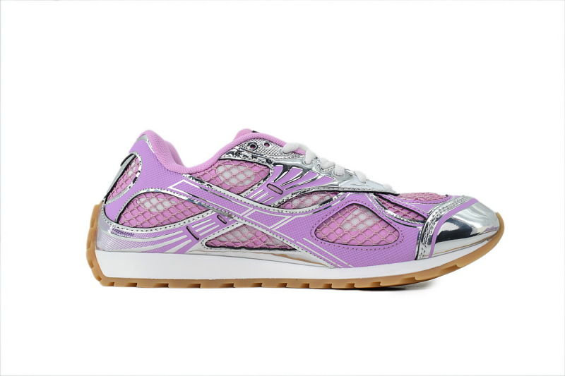 【CA1M9】浅紫色 葆蝶家跑鞋 6151 Bottega Veneta Orbit低帮休闲跑鞋 Pink