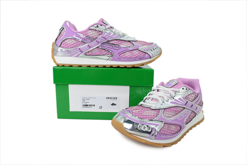 【CA1M9】浅紫色 葆蝶家跑鞋 6151 Bottega Veneta Orbit低帮休闲跑鞋 Pink