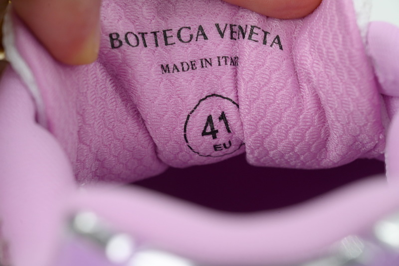 【CA1M9】浅紫色 葆蝶家跑鞋 6151 Bottega Veneta Orbit低帮休闲跑鞋 Pink
