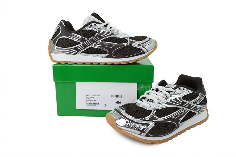 【CA1M9】巧克力棕 葆蝶家跑鞋 741357 V2X40 2145 Bottega Veneta Orbit Sneaker 'Fondant Silver'