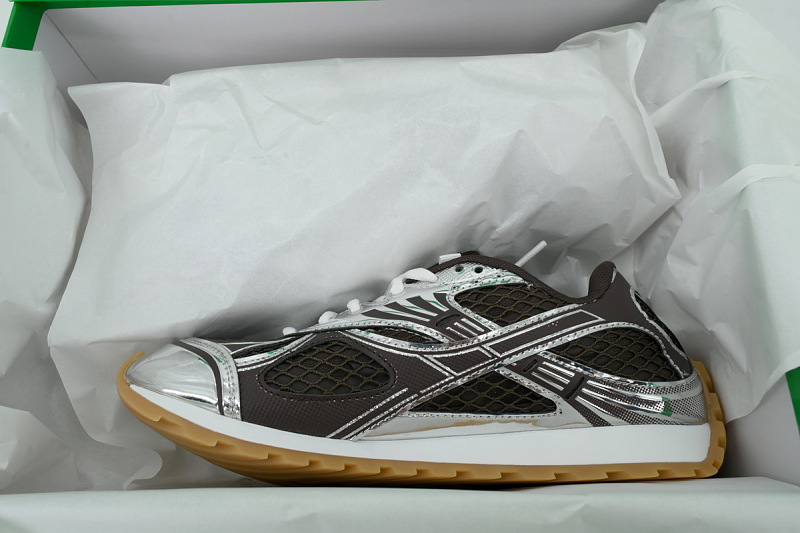 【CA1M9】巧克力棕 葆蝶家跑鞋 741357 V2X40 2145 Bottega Veneta Orbit Sneaker 'Fondant Silver'