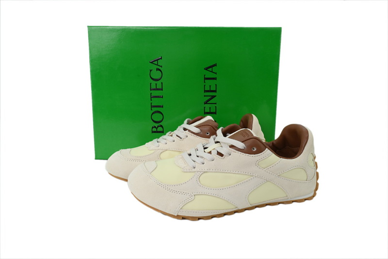 【BA3M9】米咖色 葆蝶家跑鞋2代 低帮休闲跑鞋 838384 V3MS2 9321 Bottega Veneta Orbit Sneaker 'Beige Coffee'