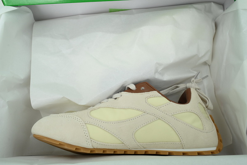 【BA3M9】米咖色 葆蝶家跑鞋2代 低帮休闲跑鞋 838384 V3MS2 9321 Bottega Veneta Orbit Sneaker 'Beige Coffee'