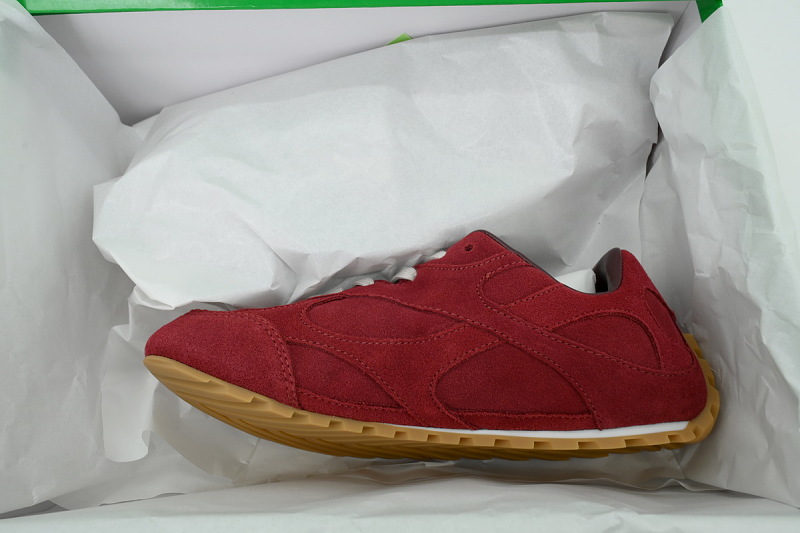 【BA3M9】酒红 葆蝶家跑鞋2代 低帮休闲跑鞋 851623 V3MS0 2240 Bottega Veneta Orbit Sneaker 'Wine Red
