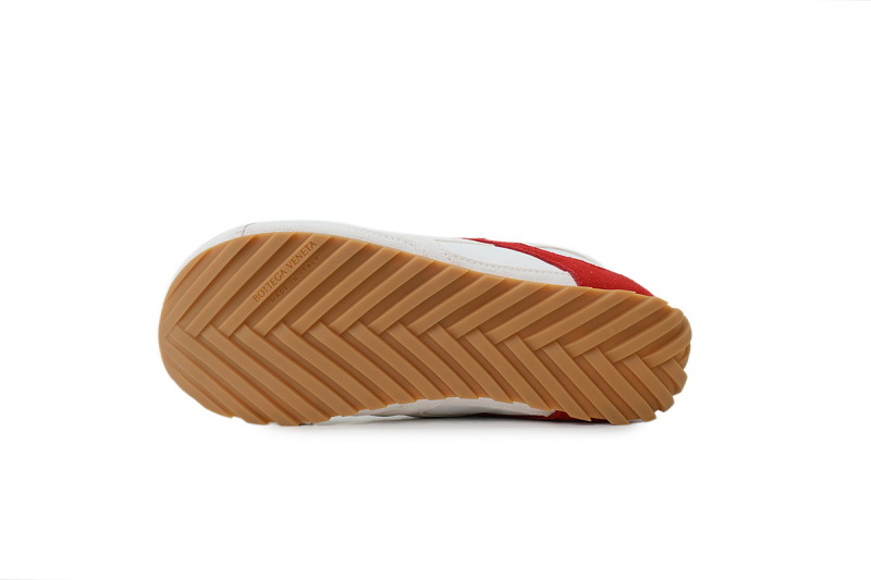 【BA3M9】白红 葆蝶家跑鞋2代 低帮休闲跑鞋 867944 V3MS2 6189 Bottega Veneta Orbit Sneaker 'White Red'