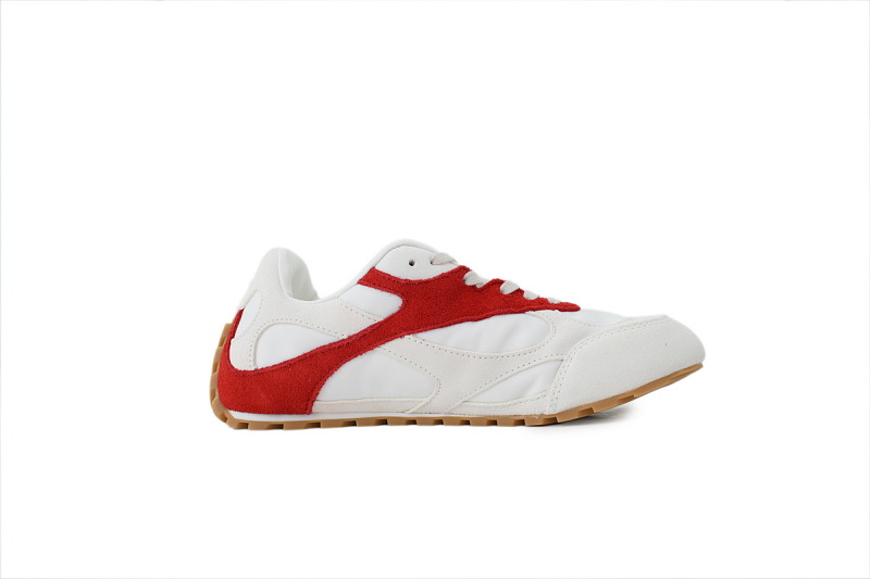 【BA3M9】白红 葆蝶家跑鞋2代 低帮休闲跑鞋 867944 V3MS2 6189 Bottega Veneta Orbit Sneaker 'White Red'