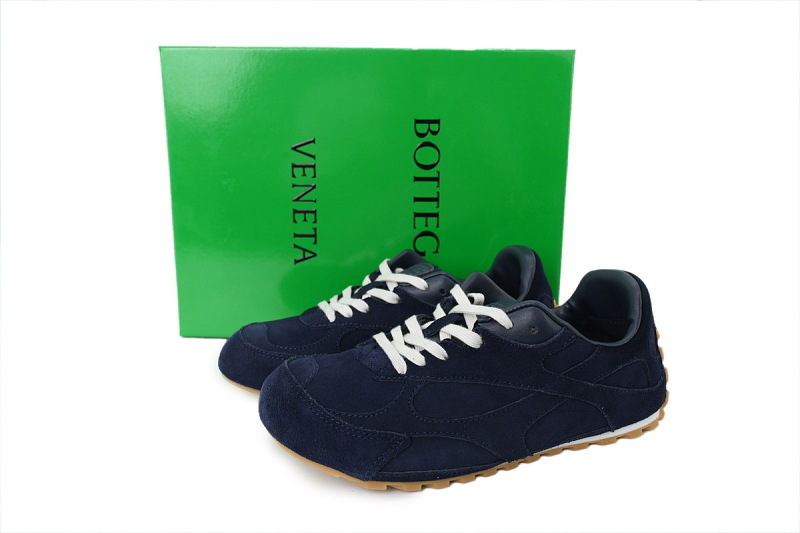 【BA3M9】深蓝 葆蝶家跑鞋2代 低帮休闲跑鞋 851621 V3MS0 4118 Bottega Veneta Orbit Sneaker 'Dark Blue'