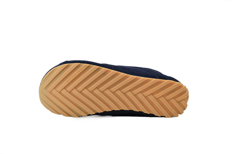 【BA3M9】深蓝 葆蝶家跑鞋2代 低帮休闲跑鞋 851621 V3MS0 4118 Bottega Veneta Orbit Sneaker 'Dark Blue'
