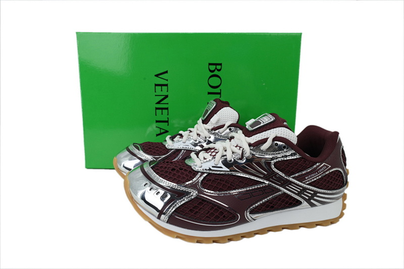 【CA1MB】酒红 葆蝶家跑鞋 Bottega Veneta Orbit低帮休闲跑鞋 Wine Red