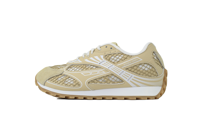 【CA1MB】米黄 葆蝶家跑鞋 Bottega Veneta Orbit低帮休闲跑鞋 Beige
