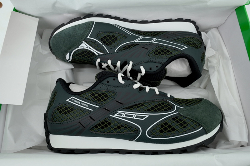 【CA1MB】深绿 葆蝶家跑鞋 Bottega Veneta Orbit低帮休闲跑鞋 Dark Green