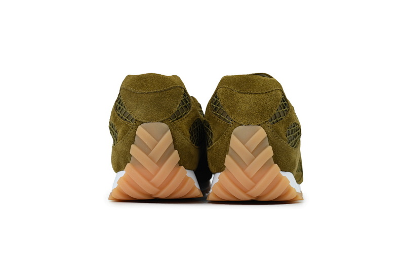 【CA1MB】绒面绿色 葆蝶家跑鞋 Bottega Veneta Orbit低帮休闲跑鞋 Suede Green