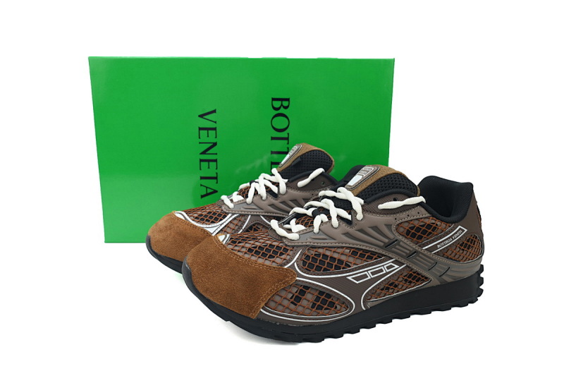 【CA1MB】棕色 葆蝶家跑鞋 Bottega Veneta Orbit低帮休闲跑鞋Brown