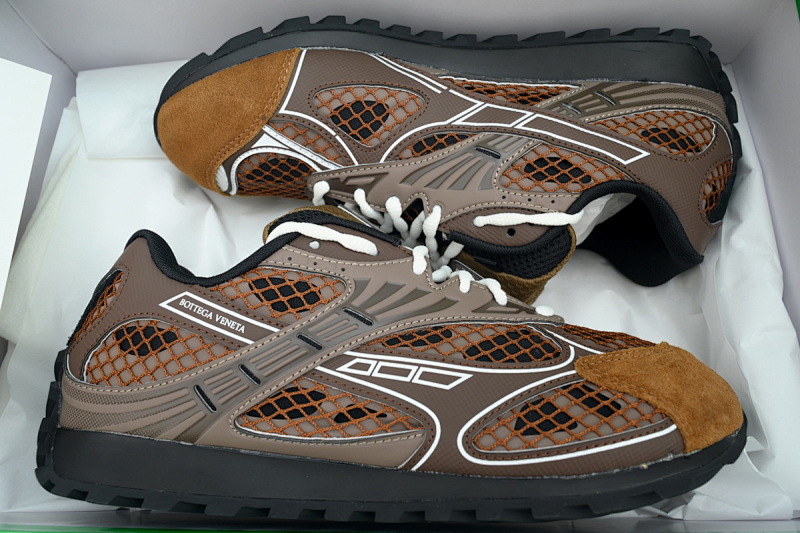 【CA1MB】棕色 葆蝶家跑鞋 Bottega Veneta Orbit低帮休闲跑鞋Brown