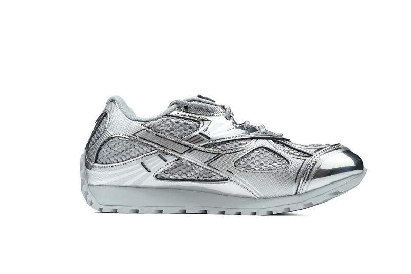 【CA1MB】纯银 葆蝶家跑鞋 Bottega Veneta Orbit低帮休闲跑鞋Silvery