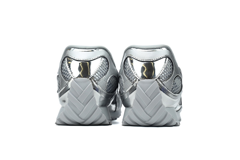 【CA1MB】纯银 葆蝶家跑鞋 Bottega Veneta Orbit低帮休闲跑鞋Silvery