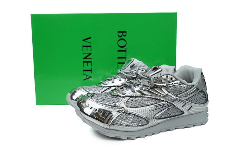 【CA1MB】纯银 葆蝶家跑鞋 Bottega Veneta Orbit低帮休闲跑鞋Silvery