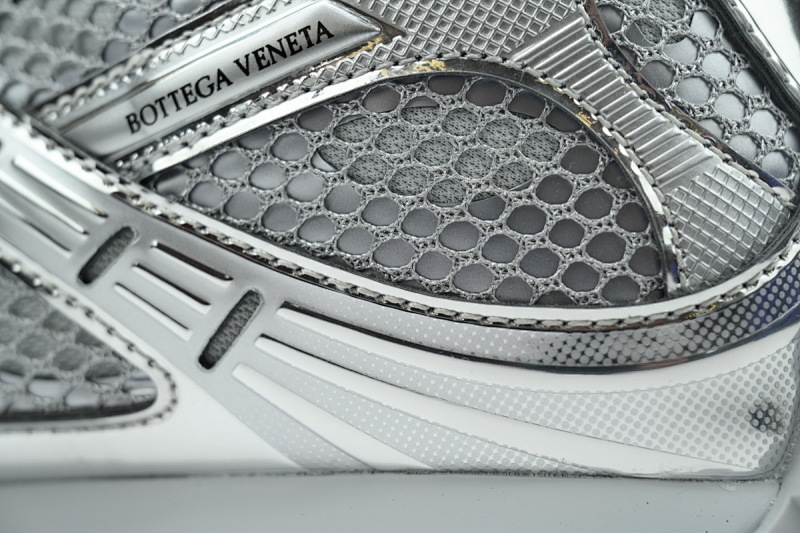 【CA1MB】纯银 葆蝶家跑鞋 Bottega Veneta Orbit低帮休闲跑鞋Silvery