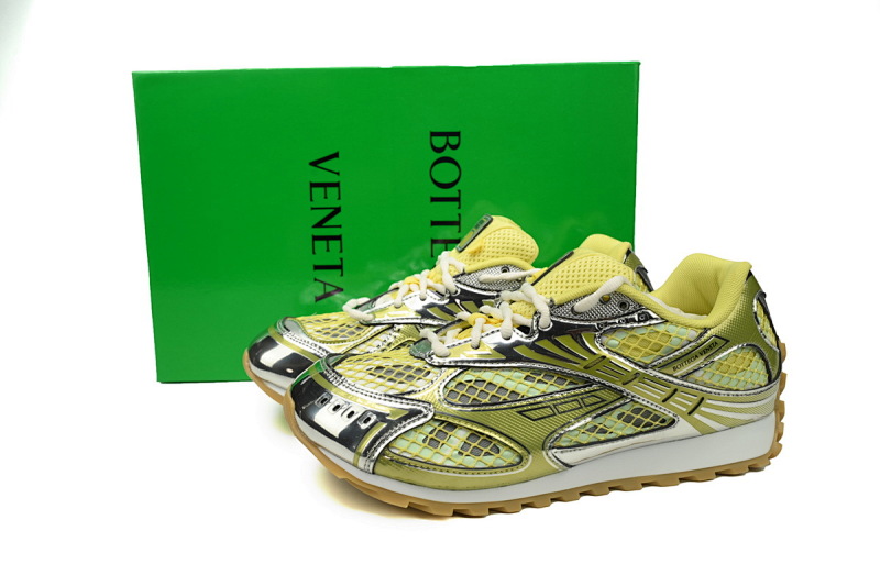 【CA1MB】黄色 葆蝶家跑鞋 Bottega Veneta Orbit低帮休闲跑鞋Yellow