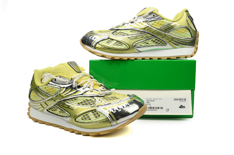 【CA1MB】黄色 葆蝶家跑鞋 Bottega Veneta Orbit低帮休闲跑鞋Yellow