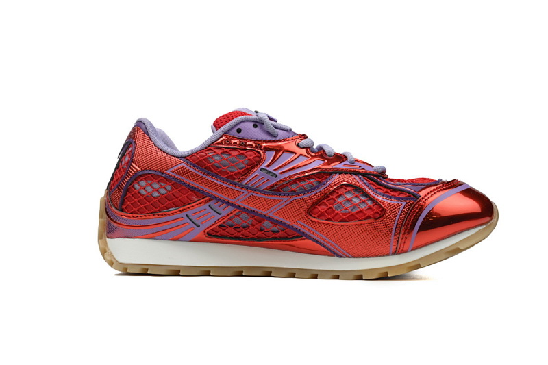 【CA1MB】红色 葆蝶家跑鞋 Bottega Veneta Orbit低帮休闲跑鞋Red