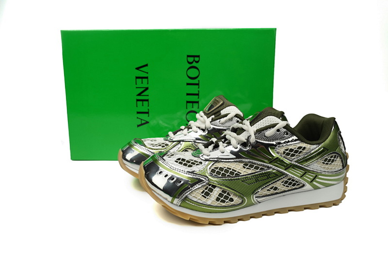 【CA1MB】橄榄绿 葆蝶家跑鞋 Bottega Veneta Orbit低帮休闲跑鞋Olive Green