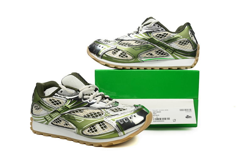 【CA1MB】橄榄绿 葆蝶家跑鞋 Bottega Veneta Orbit低帮休闲跑鞋Olive Green