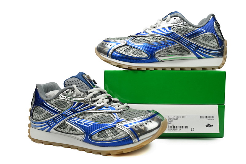 【CA1MB】蓝色 葆蝶家跑鞋 Bottega Veneta Orbit低帮休闲跑鞋Blue