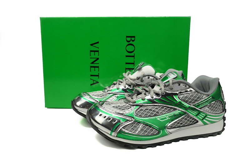 【CA1MB】绿色 葆蝶家跑鞋 Bottega Veneta Orbit低帮休闲跑鞋Green