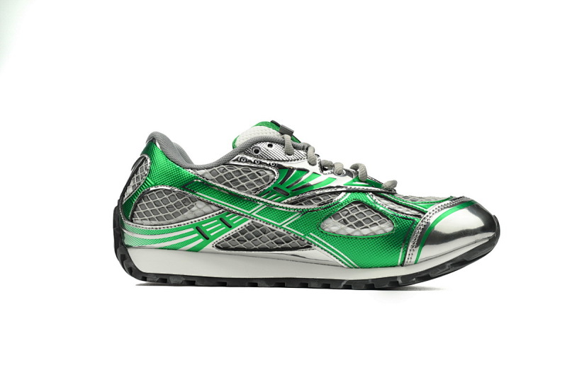 【CA1MB】绿色 葆蝶家跑鞋 Bottega Veneta Orbit低帮休闲跑鞋Green
