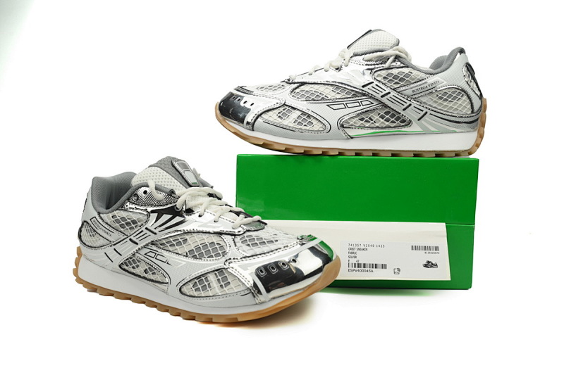 yupoo_310332_f49177a7.jpg 【CA1MB】银色 葆蝶家跑鞋 Bottega Veneta Orbit低帮休闲跑鞋Silver